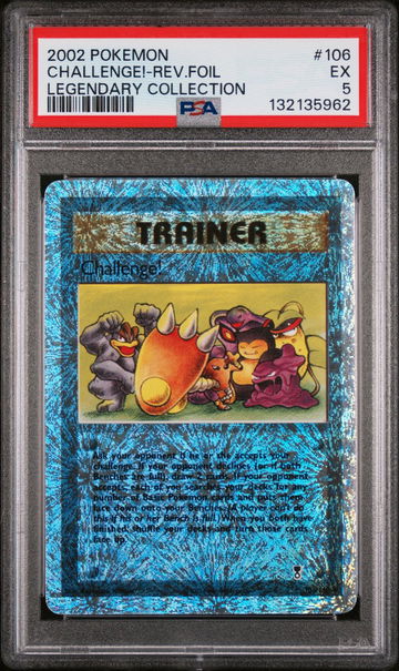 2002 Pokemon Legendary Collection Reverse Foil Challenge! #106 PSA 5