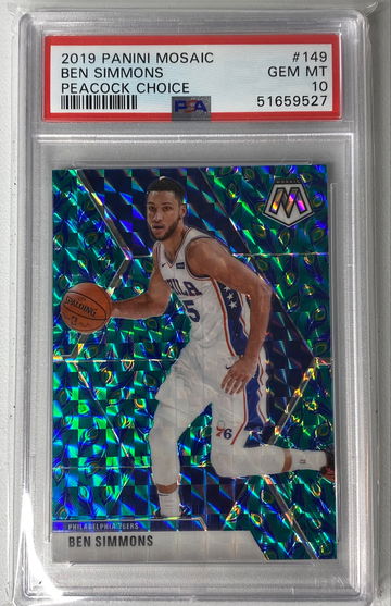 2020 Mosaic Ben Simmons Peacock Choice PSA 10