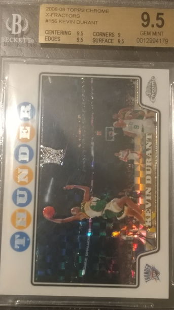 2008 Topps Chrome Xfractor Kevin Durant