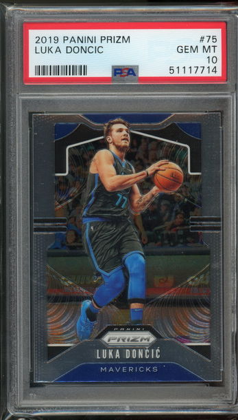 2019 Prizm Luka Doncic PSA 10