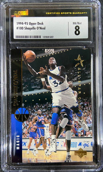 1994-95 Upper Deck Shaquille O'Neal CSG 8 HOFer