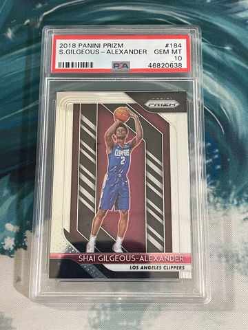 2018 Prizm Shai Gilgeous-Alexander PSA 10