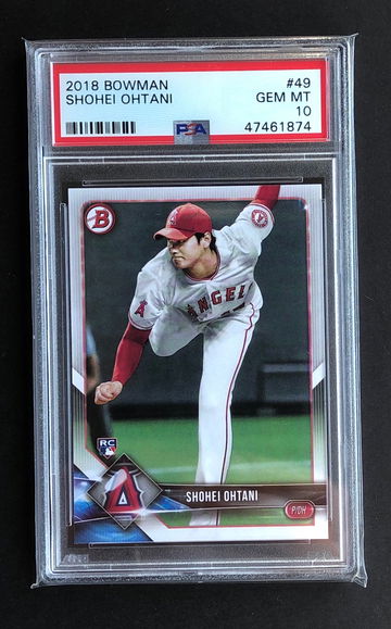 2018 Bowman Shohei Ohtani PSA 10