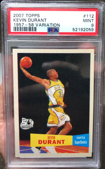 Kevin Durant rookie #111 psa mint