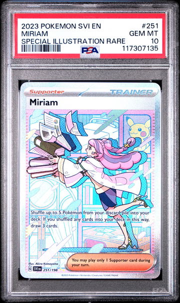 2023 Pokemon Scarlet and Violet Special Illustration Rare Miriam #251 PSA 10