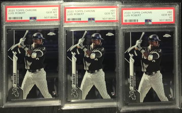 3 - PSA 10 2020 Topps Chrome #80 Luis Robert Rookie