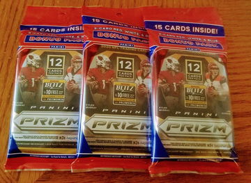 2020 Panini Prizm Football Cello Packs Lot x 3