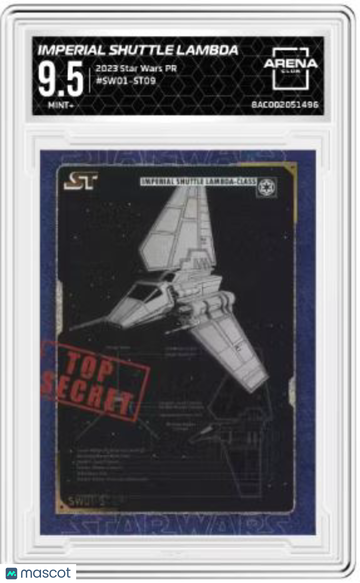 2023 Star Wars PR Imperial Shuttle Lambda #SW01-ST09 Arena Club 9.5