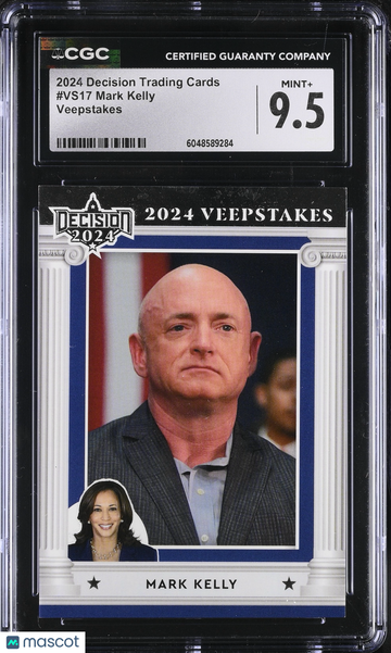 2024 Decision Trading Cards Mark Kelly #VS17 Veepstakes CGC 9.5