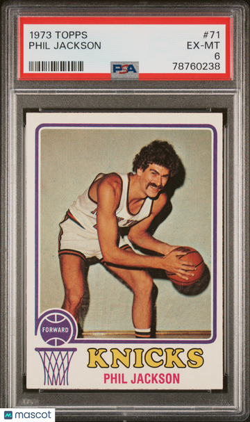 1973 Topps Phil Jackson #71 PSA 6