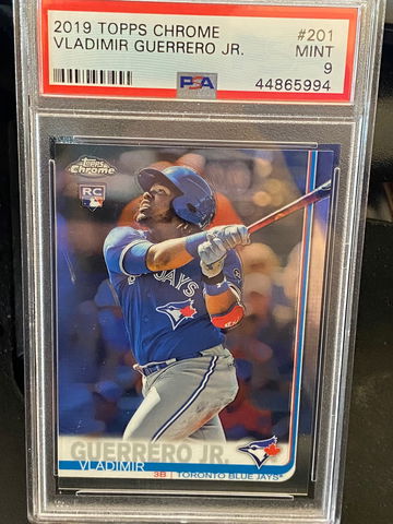 2019 Topps Chrome Vladimir Guerrero Jr PSA 9