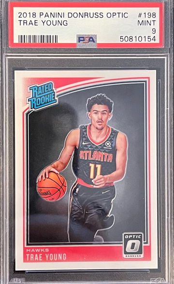 2018 Panini Donruss Optic Trae Young PSA 9
