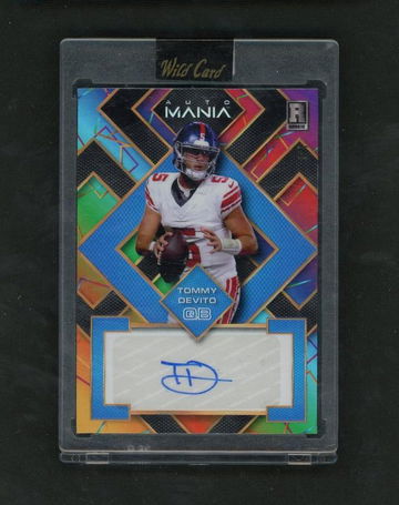 2023 Wild Card Auto Mania Tommy DeVito #AMSQ-A RC Auto