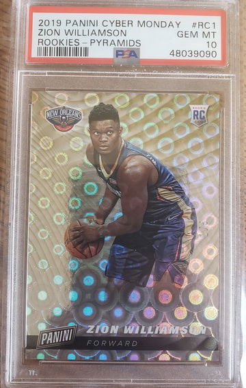2019 Panini Cyber Monday Pyramids Zion Williamson RC 1/5 PSA 10 🚀🔥🚀🔥