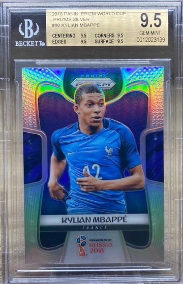Kylian Mbappe - 2018 Prizm New Era Silver - BGS 9.5