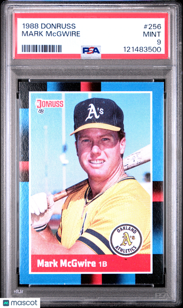 1988 Donruss Mark Mcgwire #256 PSA 9