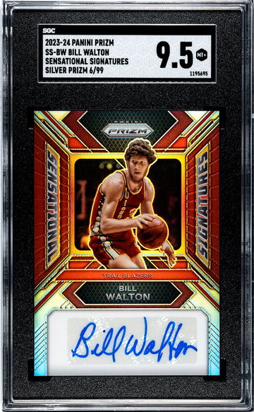 2023 Prizm #SS-BW Bill Walton Sensational Signatures /99 SGC 9.5