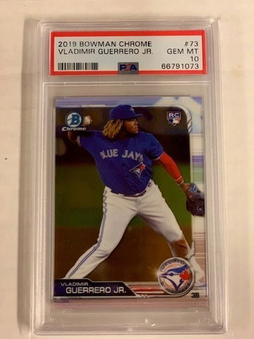 2019 BOWMAN CHROME VLADIMIR GUERRERO JR ROOKIE RC #73 PSA 10