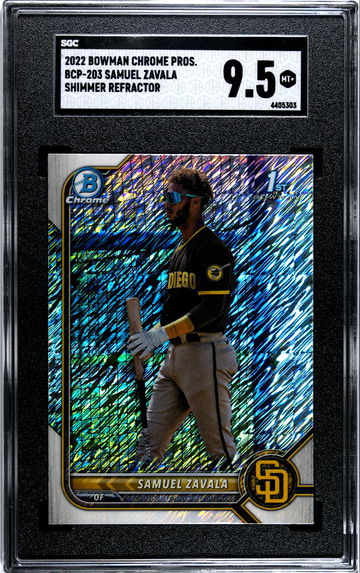 2022 Bowman Chrome Samuel Zavala Shimmer Refractor
