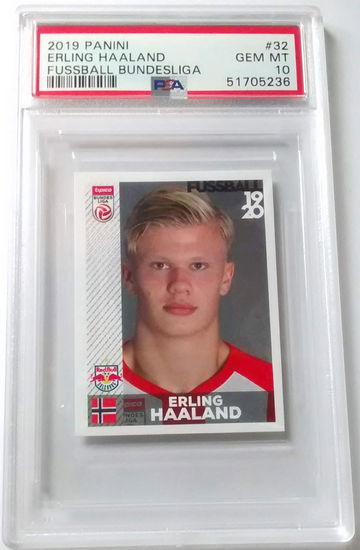 Panini Fussball Erling Haaland PSA 10