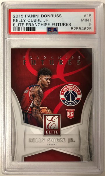 2015 Donruss Elite Franchise Futures Kelly Oubre Jr. PSA 9 RC