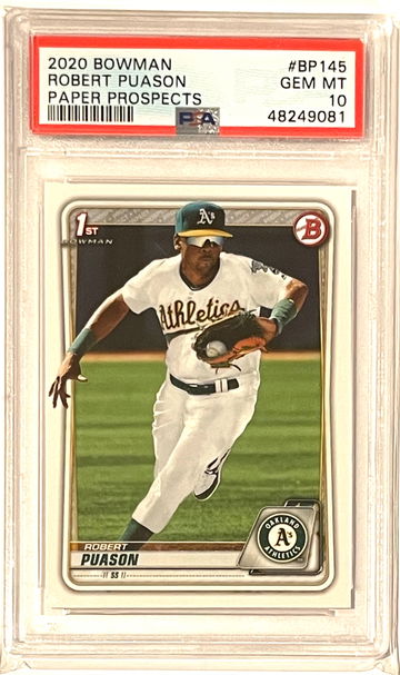Robert Puason 2020 Bowman Paper Prospects PSA10 GEM MINT
