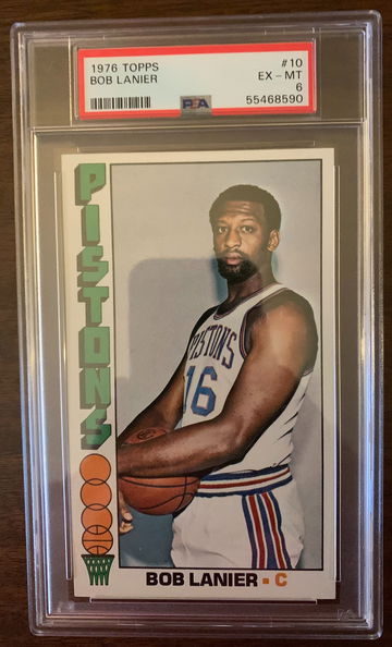 1976 Topps Bob Lanier #10