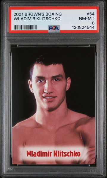 2001 Brown's Boxing Wladimir Klitschko #54 PSA 8