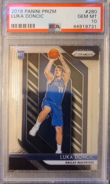 Luka Doncic Prizm RC PSA 10