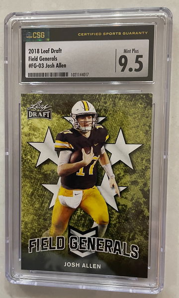 2018 Leaf Draft Josh Allen