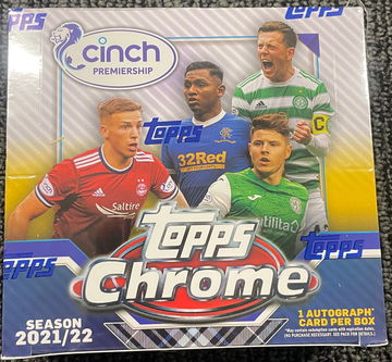 2021-22 Topps Chrome SPFL Soccer Hobby