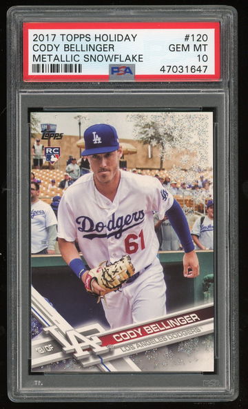 2017 Topps Holiday Metallic Cody Bellinger