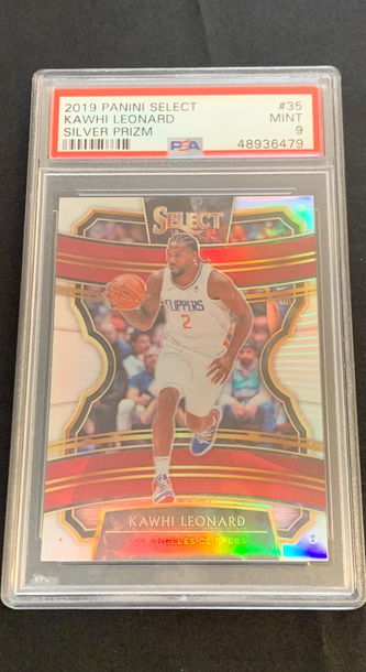 2019 Select Kawhi Leonard Silver PSA 9
