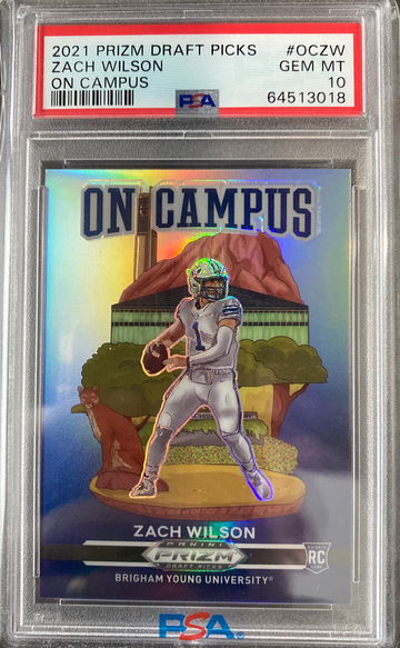 PSA 10 Prizm DP On Campus Zach Wilson