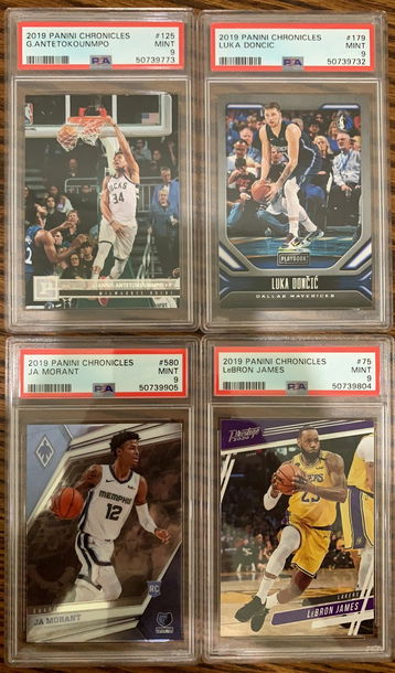 Lot of 4x PSA 9 Slabs for Tim Prouting