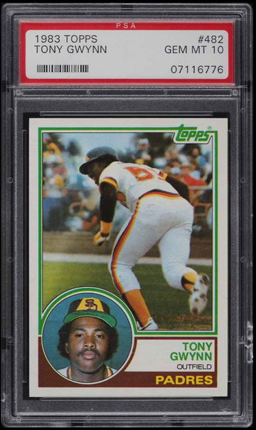 1983 Topps Tony Gwynn #482 RC Rookie PSA 10 Gem Mint