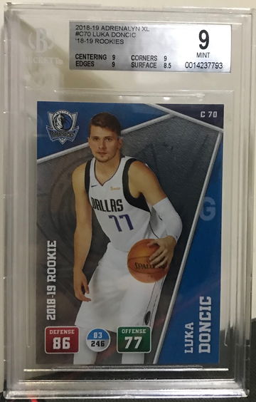 2018 panini Adrenalyn XL #C70 Luka Doncic Rookies RC bgs9
