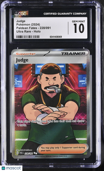 2024 Pokémon Paldean Fates Judge Ultra Rare CGC 10 #228/091