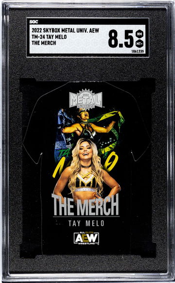 2022 Skybox Metal Universe Aew #TM-24 Tay Melo The Merch SGC 8.5