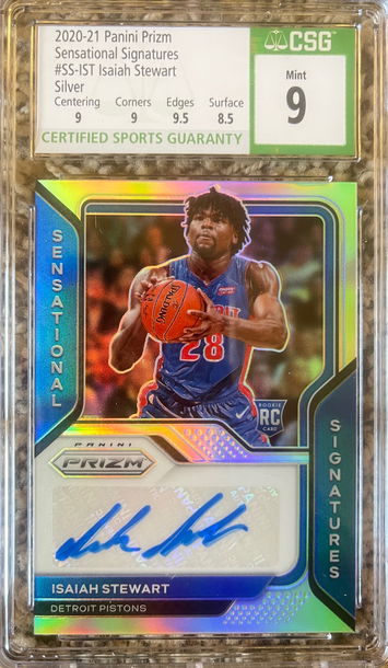 2020-21 Panini Prizm Sensational Signatures Isaiah Stewart 9
