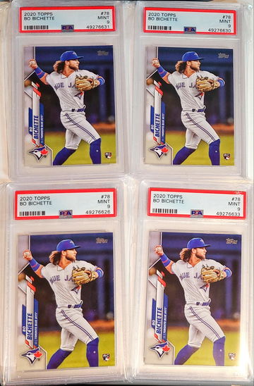 4x Bo Bichette Series 1 PSA 9
