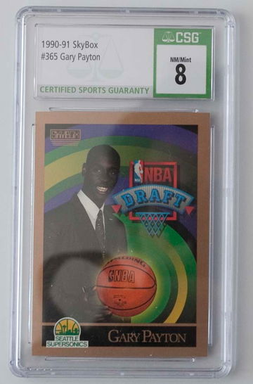 Gary Payton 1990-91 Skybox CSG 8 Rookie #365 