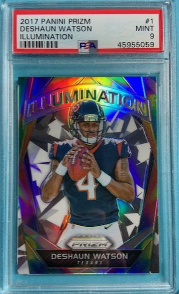 2017 Panini Prizm Illumination #1 Deshaun Watson Texans RC Rookie PSA 9 MINT