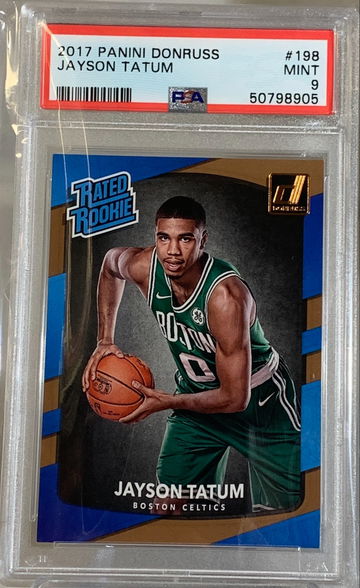 2017 Donruss Jayson Tatum Rated Rookie PSA 9