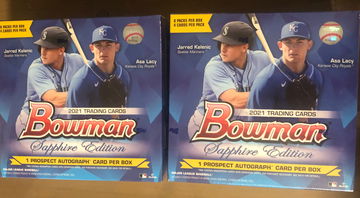2021 Topps Bowman Sapphire Edition Mega Box