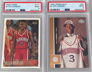 1996 Topps & Upper Deck Rookie Cards PSA 9 