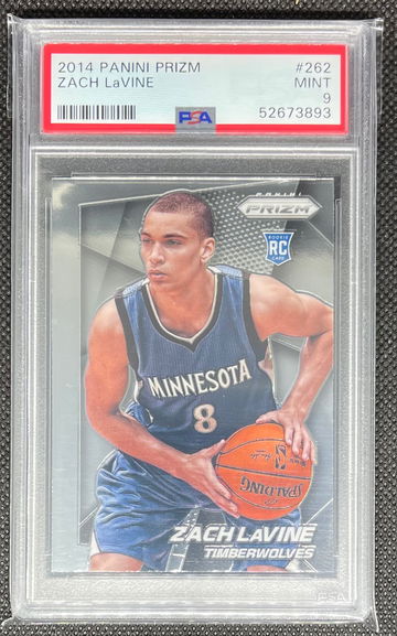 Zach Lavine 2014 Prizm #262 ROOKIE RC PSA 9 Mint
