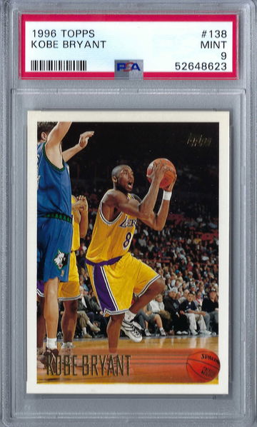 1996 Topps KOBE BRYANT PSA 9