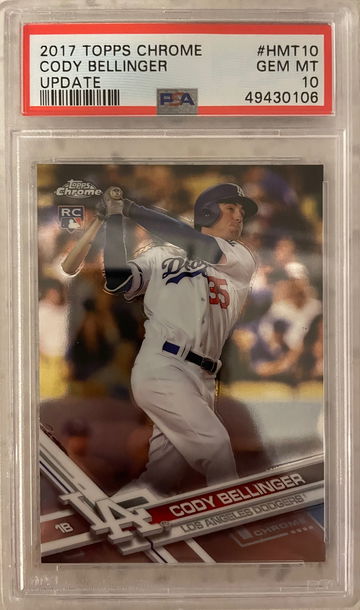 Cody Bellinger - 2017 Topps Chrome Update HMT10 PSA 10