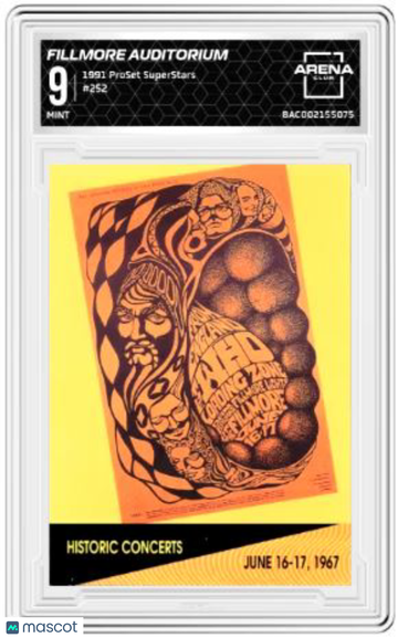 1991 ProSet SuperStars The Who Historic Concerts #252 Arena Club 9